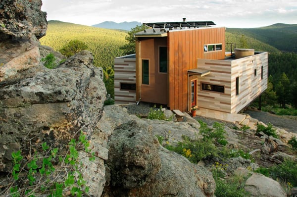 Shipping Container House deep in the mountains