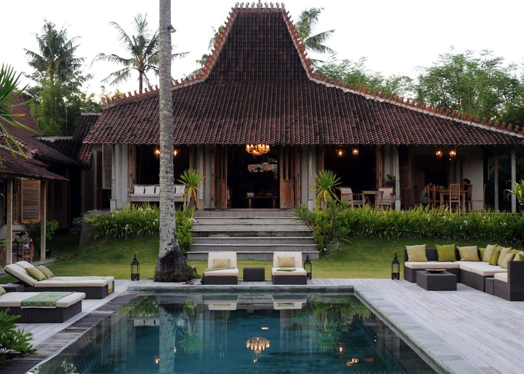 Tropical Javanese Joglo villa in Bali