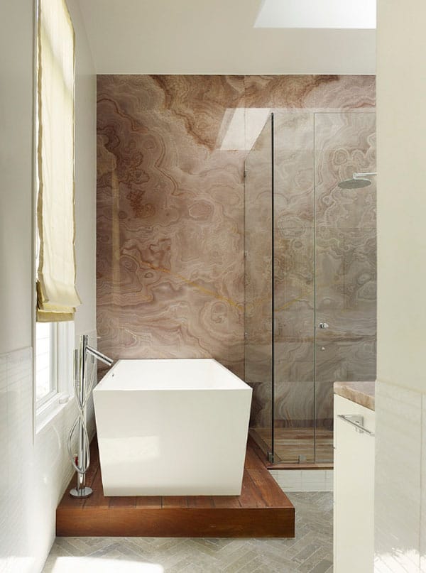 Stone Wall Bathroom-20-1 Kindesign