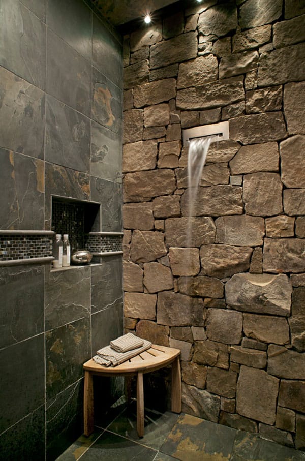 Stone Wall Bathroom-55-1 Kindesign
