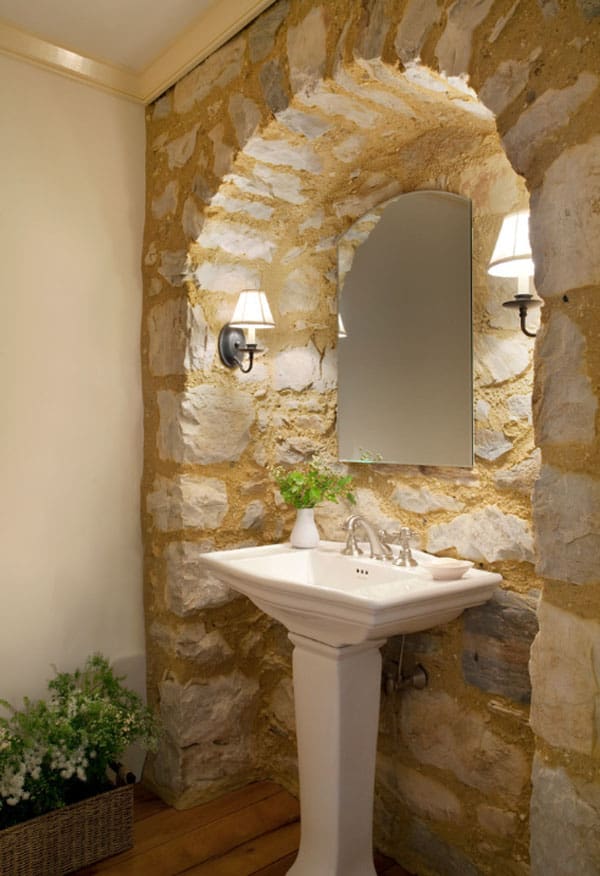 60 Sensational bathrooms with natural stone walls