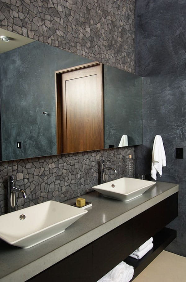 Stone Wall Bathroom-61-1 Kindesign