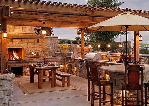 70 Awesomely clever ideas for outdoor kitchen designs