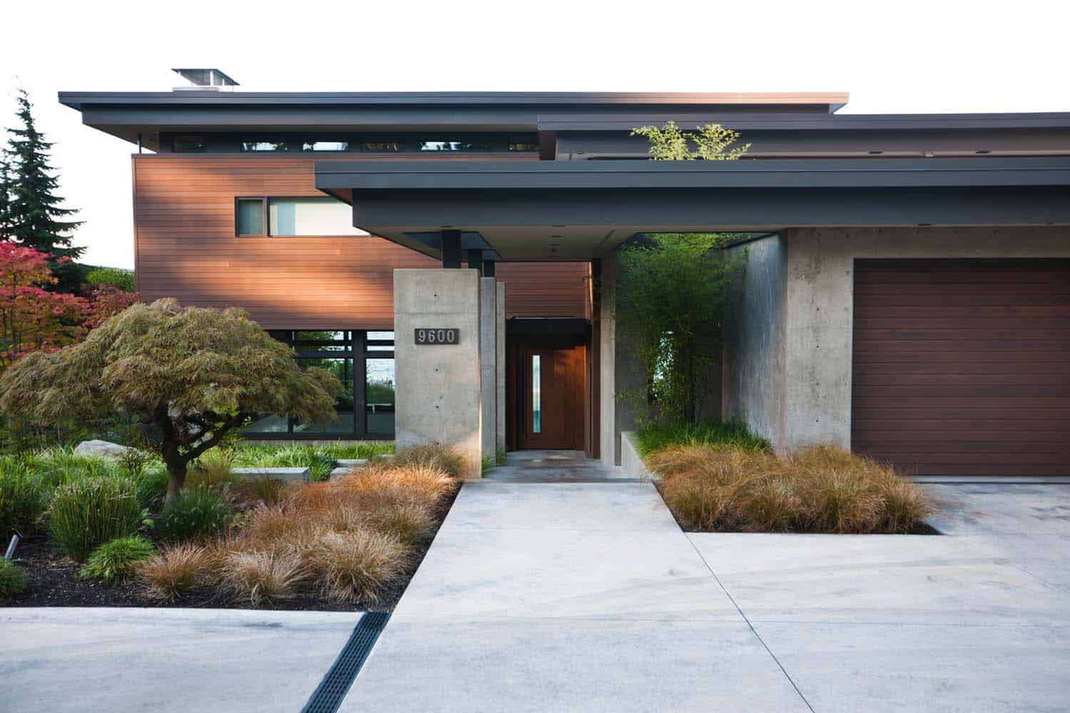 Contemporary Mercer Island lake house infused with Asian touches