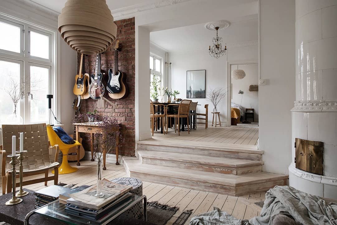 Delightful Swedish apartment displaying efficient layout